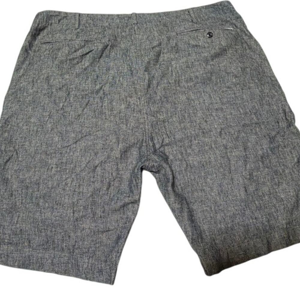 Levi’s Men’s W42 Regular Dark Gray Chambray Linen Blend Shorts - Picture 10 of 10